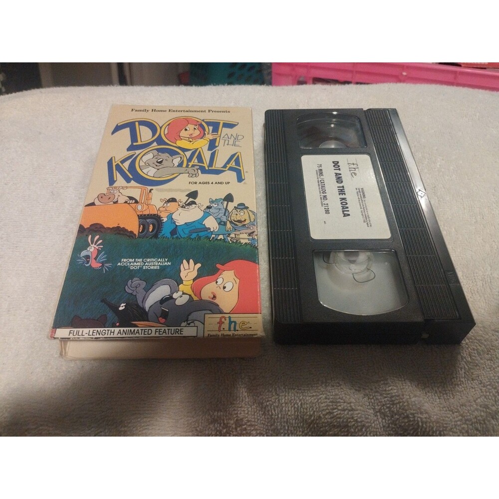 DOT AND THE KOALA (VHS) 1985 Australian Kid's Animated Film